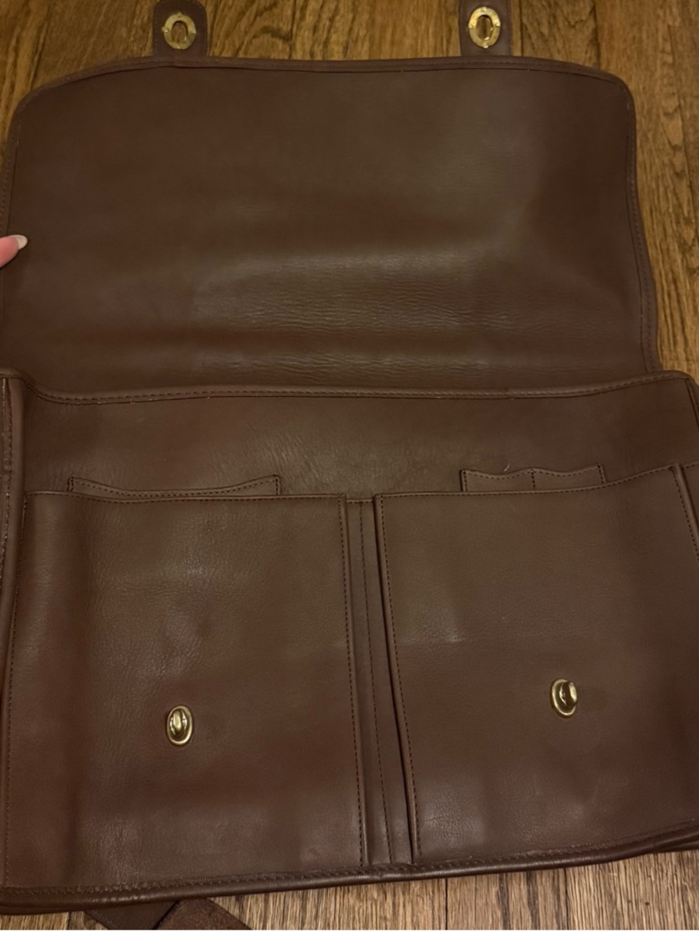 Coach vintage 90s Prescott Brief briefcase w/strap - Picture 13 of 14